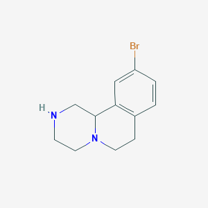 10-Bromo-2,3,4,6,7,11b-hexahydro-1H-pyrazino[2,1-a]isoquinoline