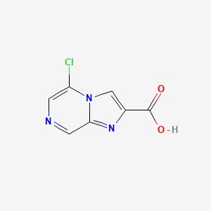 molecular formula C7H4ClN3O2 B1511062 5-Chloroimidazo[1,2-a]pyrazine-2-carboxylic acid CAS No. 1379336-68-1