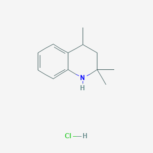 molecular formula C12H18ClN B1511067 2,2,4-Trimethyl-1,2,3,4-tetrahydroquinoline hydrochloride CAS No. 4071-22-1