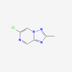 molecular formula C6H5ClN4 B1511070 6-Chloro-2-methyl-[1,2,4]triazolo[1,5-a]pyrazine CAS No. 20914-72-1
