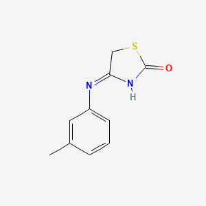 (Z)-4-(m-tolylimino)thiazolidin-2-one