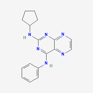 N~2~-cyclopentyl-N~4~-phenylpteridine-2,4-diamine