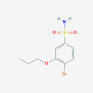 4-Bromo-3-propoxybenzenesulfonamide