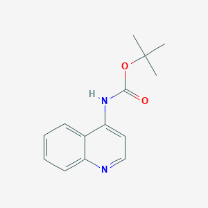 molecular formula C14H16N2O2 B1511075 tert-Butyl quinolin-4-ylcarbamate CAS No. 220844-45-1