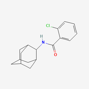 molecular formula C17H20ClNO B15110752 N-(adamantan-2-yl)-2-chlorobenzamide 