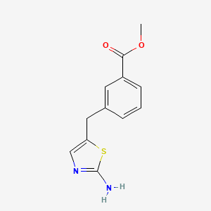 Methyl 3-[(2-amino-1,3-thiazol-5-yl)methyl]benzoate