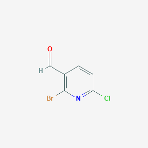 molecular formula C6H3BrClNO B1511079 2-Bromo-6-chloronicotinaldehyde CAS No. 1060815-60-2