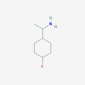 1-(4-Fluorocyclohexyl)ethan-1-amine