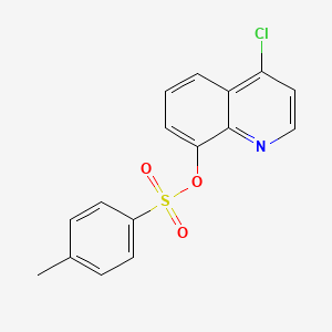 molecular formula C16H12ClNO3S B1511087 4-Chloroquinolin-8-yl 4-methylbenzenesulfonate CAS No. 1022094-18-3