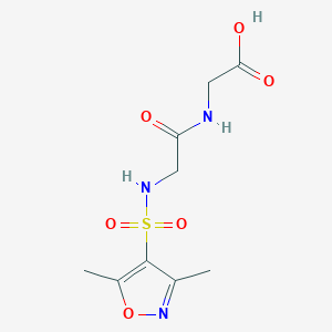 N-[(3,5-dimethyl-1,2-oxazol-4-yl)sulfonyl]glycylglycine