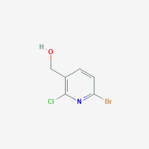 molecular formula C6H5BrClNO B1511091 (6-Bromo-2-chloropyridin-3-yl)methanol CAS No. 1227599-35-0