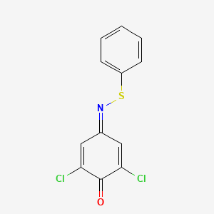 2,6-Dichloro-4-(phenylthioazamethylene)cyclohexa-2,5-dien-1-one