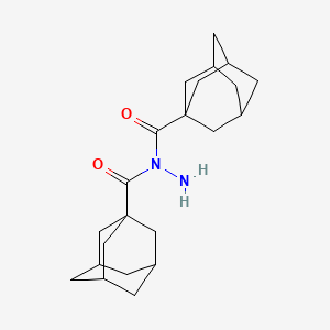 molecular formula C22H32N2O2 B15110915 N-(adamantane-1-carbonyl)adamantane-1-carbohydrazide 