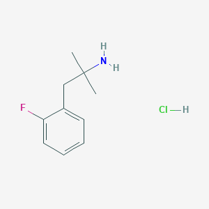 molecular formula C10H15ClFN B1511105 1-(2-Fluorophenyl)-2-methylpropan-2-amine hydrochloride CAS No. 1957-24-0