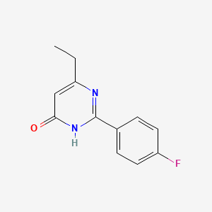 6-ethyl-2-(4-fluorophenyl)pyrimidin-4(3H)-one