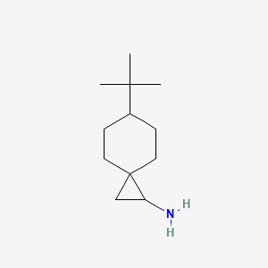 molecular formula C12H23N B15111176 6-Tert-butylspiro[2.5]octan-1-amine 