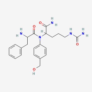 molecular formula C22H29N5O4 B15111197 L-Phe-Cit-PAB 