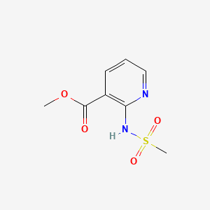 molecular formula C8H10N2O4S B1511120 Methyl 2-(methylsulfonamido)nicotinate CAS No. 1418315-87-3