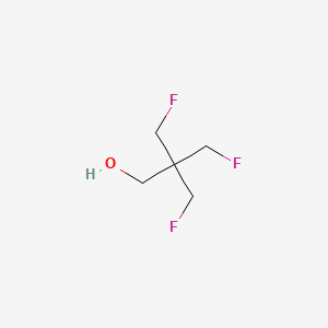 molecular formula C5H9F3O B15111216 3-Fluoro-2,2-bis(fluoromethyl)propan-1-ol 