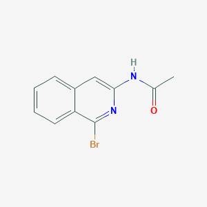 molecular formula C11H9BrN2O B15111250 N-(1-bromoisoquinolin-3-yl)acetamide CAS No. 91062-66-7