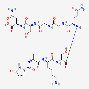 molecular formula C33H54N12O15 B1511138 Thymic factor, circulating CAS No. 78922-62-0