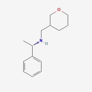(1S)-1-phenyl-N-((tetrahydro-2H-pyran-3-yl)methyl)ethanamine