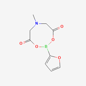 molecular formula C9H10BNO5 B1511149 2-(Furan-2-yl)-6-methyl-1,3,6,2-dioxazaborocane-4,8-dione CAS No. 1104637-62-8