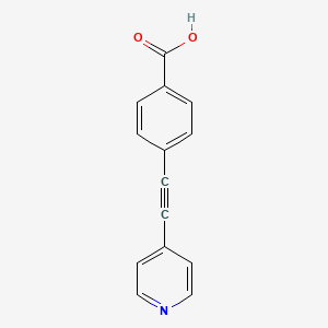 molecular formula C14H9NO2 B1511151 4-(2-Pyridin-4-ylethynyl)benzoic acid CAS No. 212138-35-7
