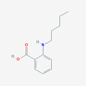 molecular formula C12H17NO2 B15111658 2-(Pentylamino)benzoic acid 