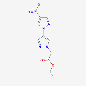 Ethyl (4-nitro-1'H-1,4'-bipyrazol-1'-yl)acetate