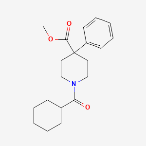 Methyl 1-cyclohexanecarbonyl-4-phenylpiperidine-4-carboxylate