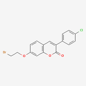 7-(2-bromoethoxy)-3-(4-chlorophenyl)-2H-chromen-2-one