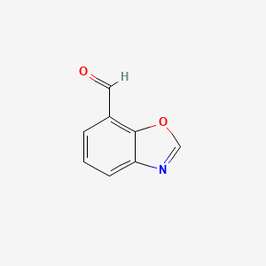molecular formula C8H5NO2 B1511180 Benzo[d]oxazole-7-carbaldehyde CAS No. 1097180-23-8