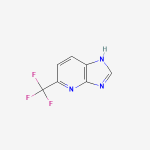 molecular formula C7H4F3N3 B1511182 5-(Trifluoromethyl)-1H-imidazo[4,5-b]pyridine CAS No. 617678-32-7