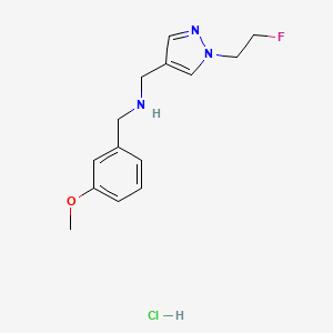 1-[1-(2-fluoroethyl)-1H-pyrazol-4-yl]-N-(3-methoxybenzyl)methanamine