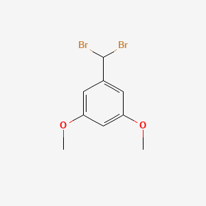 molecular formula C9H10Br2O2 B15111891 1-(Dibromomethyl)-3,5-dimethoxybenzene 