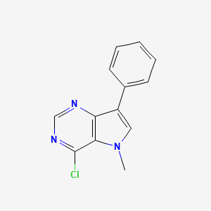 4-chloro-5-methyl-7-phenyl-5H-pyrrolo[3,2-d]pyrimidine