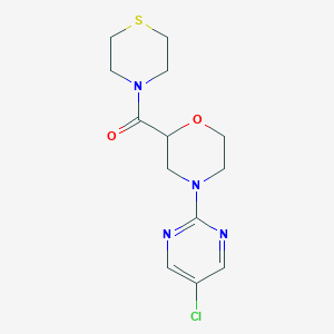 4-(5-Chloropyrimidin-2-yl)-2-(thiomorpholine-4-carbonyl)morpholine