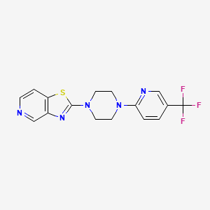 1-{[1,3]Thiazolo[4,5-c]pyridin-2-yl}-4-[5-(trifluoromethyl)pyridin-2-yl]piperazine