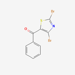 molecular formula C10H5Br2NOS B1511208 (2,4-Dibromothiazol-5-yl)(phenyl)methanone 