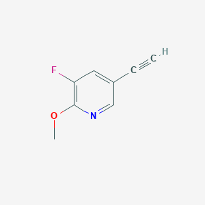 molecular formula C8H6FNO B1511214 5-Ethynyl-3-fluoro-2-methoxypyridine 