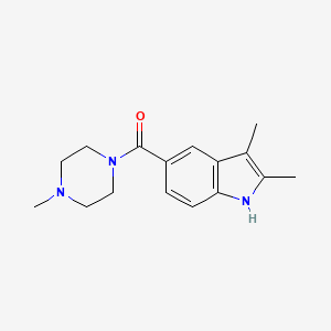 (2,3-dimethyl-1H-indol-5-yl)(4-methylpiperazin-1-yl)methanone