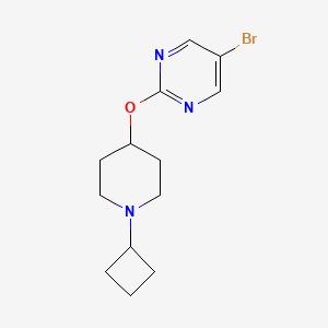 5-Bromo-2-[(1-cyclobutylpiperidin-4-yl)oxy]pyrimidine