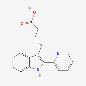 4-(2-(2-Pyridyl)indol-3-yl)butanoic acid