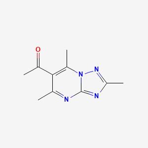 1-(2,5,7-Trimethyl[1,2,4]triazolo[1,5-a]pyrimidin-6-yl)ethanone