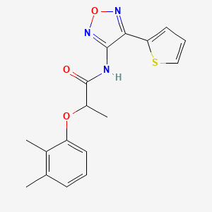 2-(2,3-dimethylphenoxy)-N-(4-(thiophen-2-yl)-1,2,5-oxadiazol-3-yl)propanamide