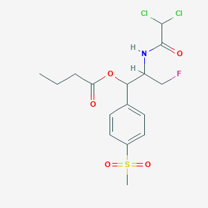 (1R,2S)-2-[(Dichloroacetyl)amino]-3-fluoro-1-[4-(methylsulfonyl)phenyl]propyl butyrate