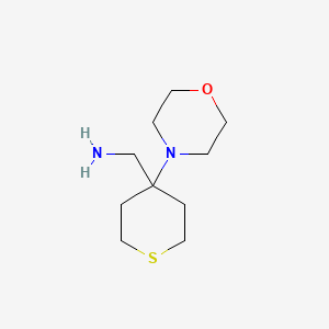 1-[4-(Morpholin-4-yl)thian-4-yl]methanamine