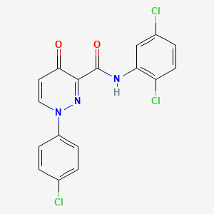 1-(4-chlorophenyl)-N-(2,5-dichlorophenyl)-4-oxo-1,4-dihydropyridazine-3-carboxamide