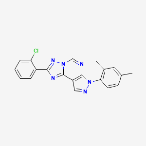 2-(2-chlorophenyl)-7-(2,4-dimethylphenyl)-7H-pyrazolo[4,3-e][1,2,4]triazolo[1,5-c]pyrimidine